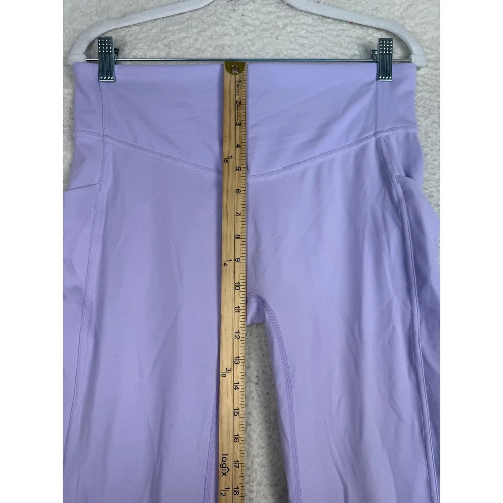 Coolibar Ananda Legging Womens L Purple Elastane UPF 50+ Pockets 10864